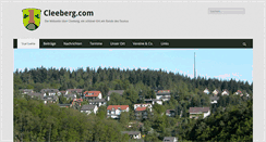 Desktop Screenshot of cleeberg.com